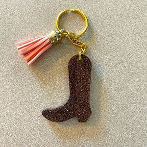 Handmade Cowboy Boot Keychain